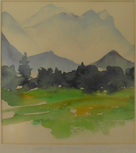 Klemz: paisaje en Murnau IV
